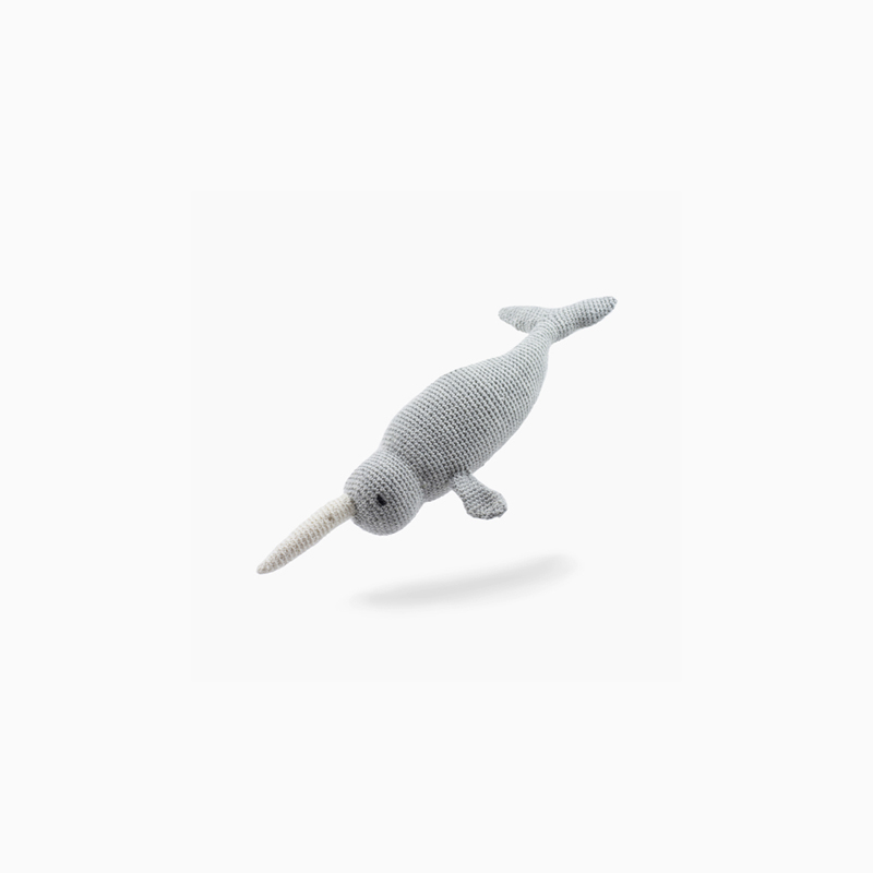 Lewis the Narwhal crochet amigurumi project pattern kerry lord Edward's menagerie